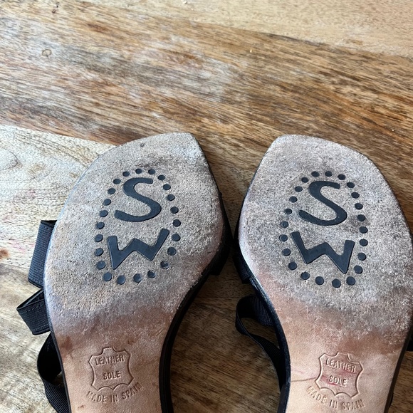 Stuart Weitzman Strappy Square Toe High Heel Sandals Size 7.5 - Picture 7 of 7